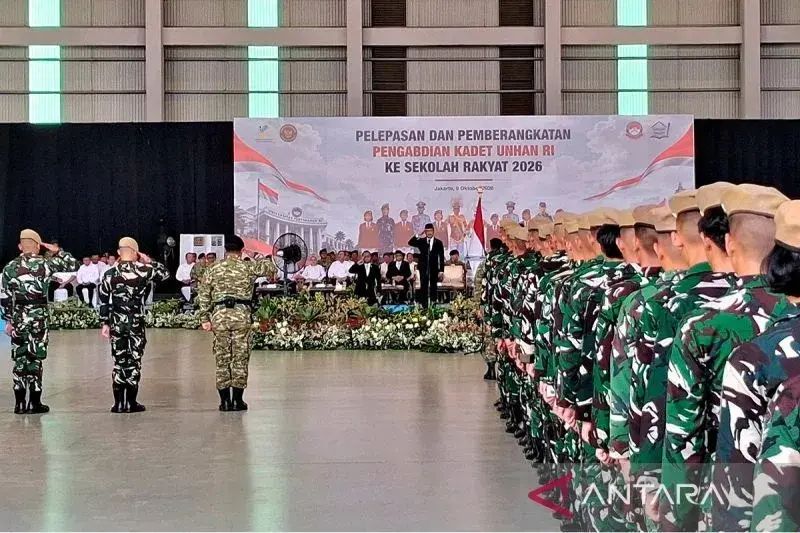 Kemensos-Kemhan Berangkatkan 1.262 Kadet Unhan Dampingi Siswa Sekolah Rakyat di 181 Lokasi