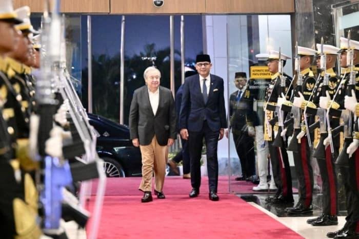 Sekjen PBB Antonio Guterres Tiba di Indonesia, Siap Bahas Isu Global dengan Presiden Prabowo