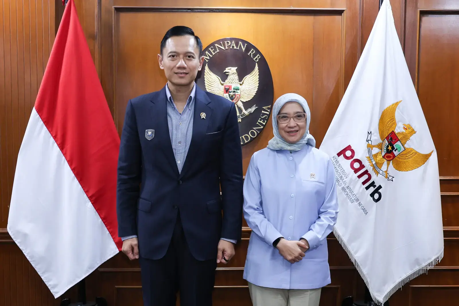 Menteri Rini dan Menko AHY Bahas Integrasi Layanan Perumahan hingga Penguatan Sistem Merit