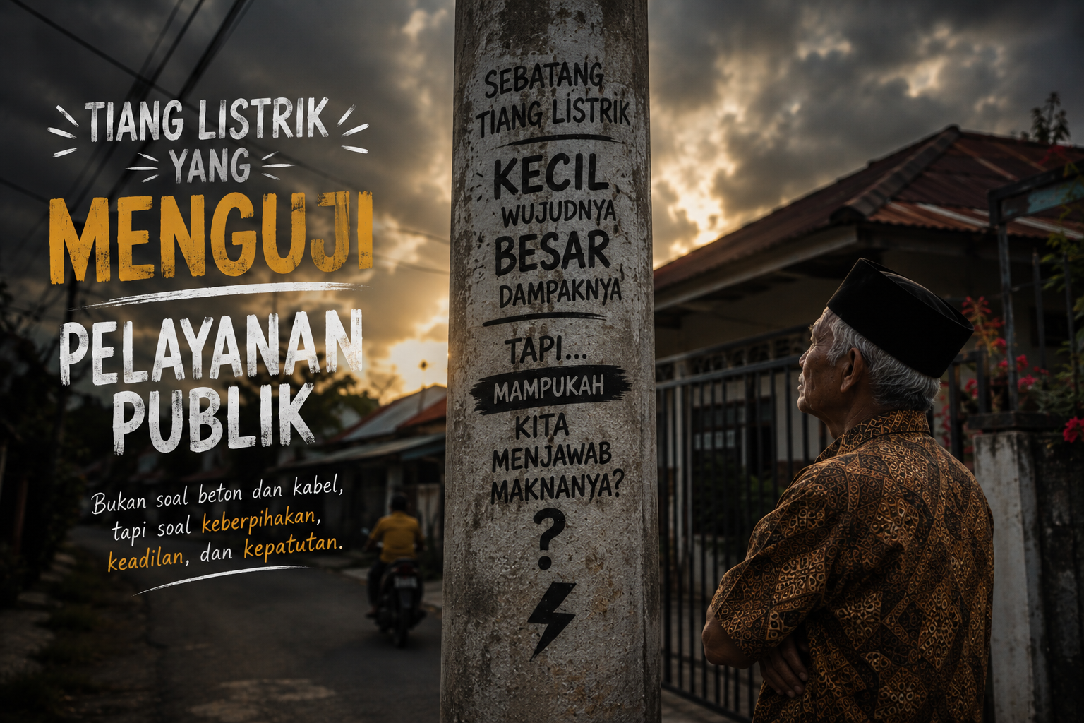 Ketika Sebuah Tiang Listrik Menguji Makna Pelayanan Publik