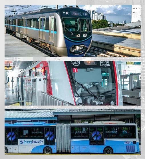 Transportasi Jakarta Terbaik Kedua di ASEAN, Integrasi MRT LRT Transjakarta Jadi Kunci