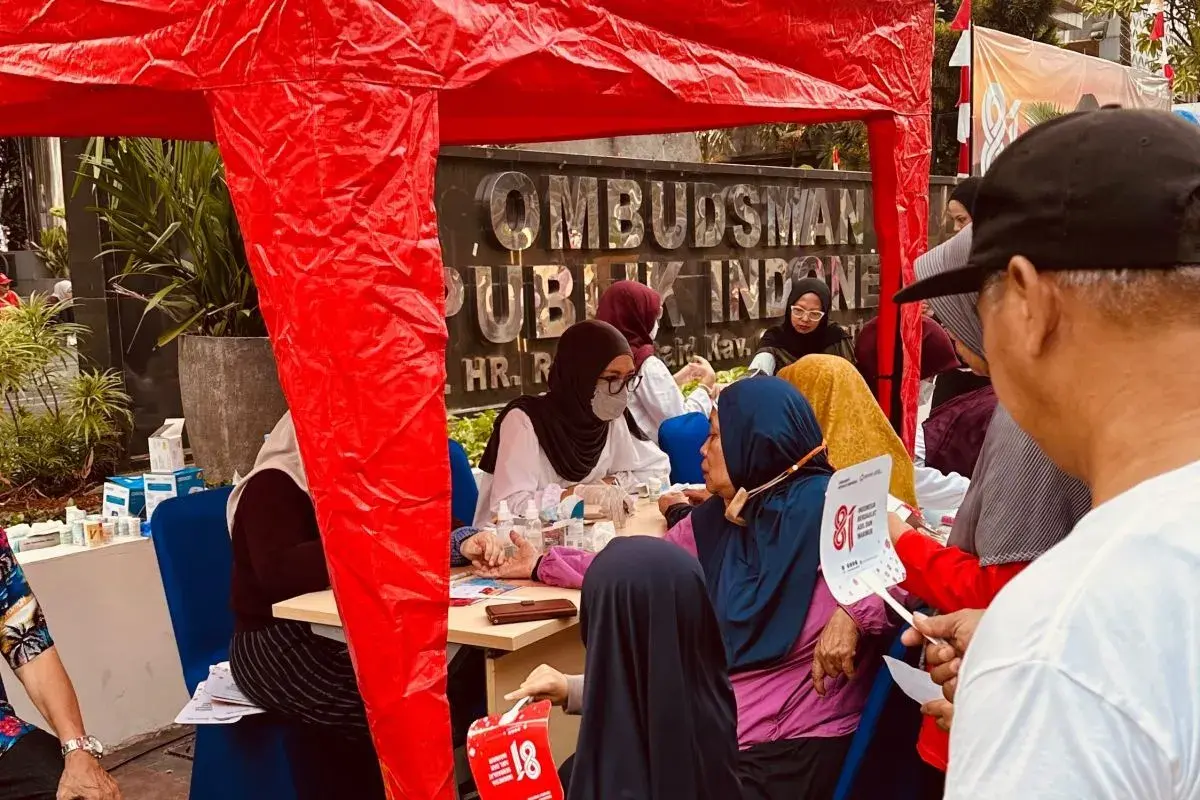 HUT RI ke-81, Ombudsman Hadirkan Pengaduan, Cek Kesehatan Gratis dan Donasi untuk NTT
