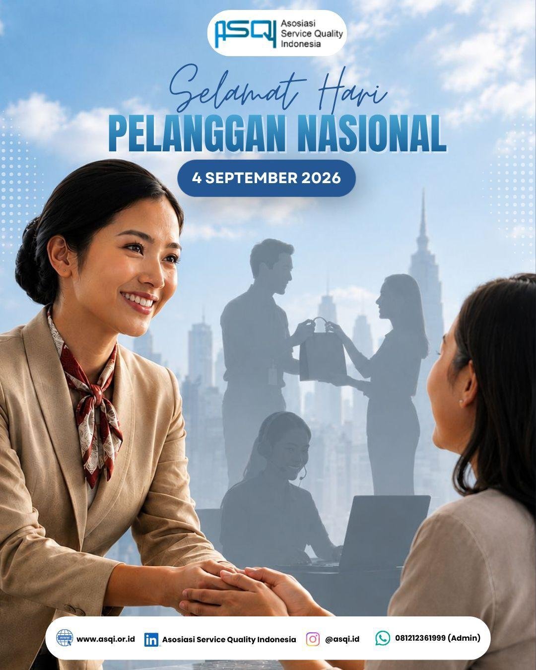 Harpelnas 2026 Usung Tema "Think Customer", ASQI Ajak Pelaku Usaha Tempatkan Pelanggan sebagai Pusat Layanan
