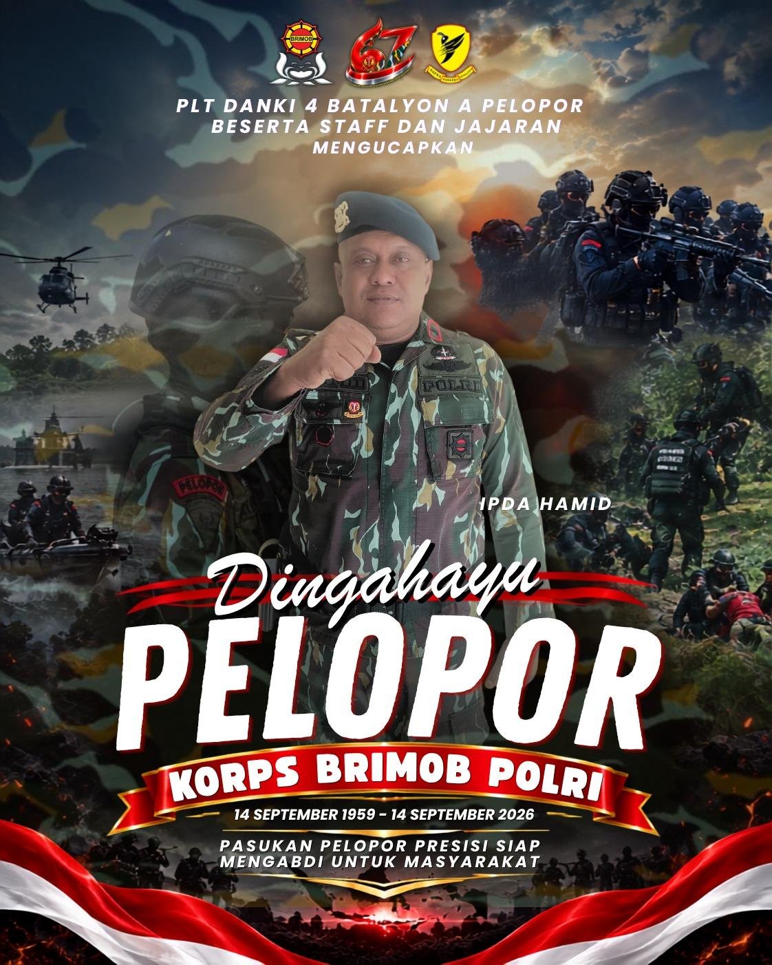Jelang HUT Ke-81 Brimob Polri, IPDA Hamid Tegaskan Komitmen Kompi 4 Ketapang Buktikan Presisi Lewat Aksi Nyata