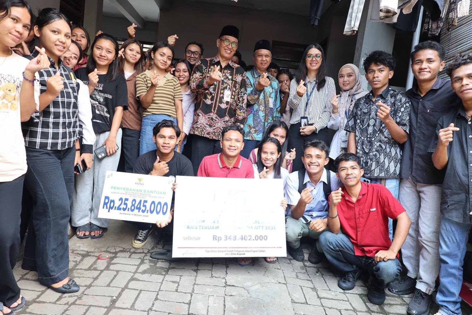 Gubernur Luthfi Instruksikan Bantuan Kos bagi Mahasiswa NTT yang Kiriman Keluarganya Terhambat Gempa