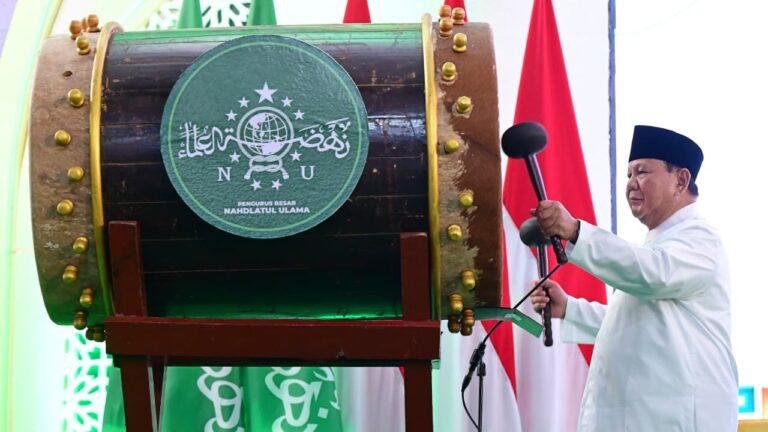 Buka Muktamar ke-35 NU di Jombang, Presiden Prabowo: NU Institusi Bersejarah bagi Indonesia