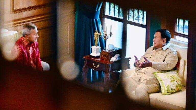 Presiden Prabowo Terima Menlu Singapura di Hambalang, Hubungan Bilateral Dibahas Tertutup