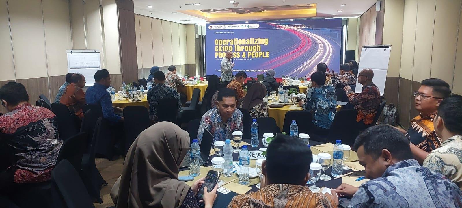 Jasa Marga Perkuat Kepemimpinan Berbasis Pengalaman Pelanggan, Direksi Hingga Pimpinan Operasional Ikuti program CX100-Melayani Sepenuh Hati