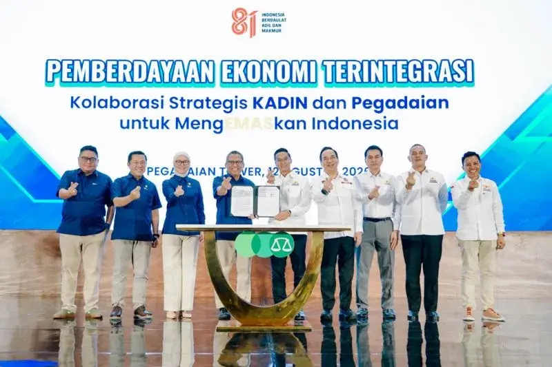 Pegadaian dan Kadin Gandeng UMKM, Perluas Akses Layanan Keuangan Berbasis Emas di Seluruh Indonesia
