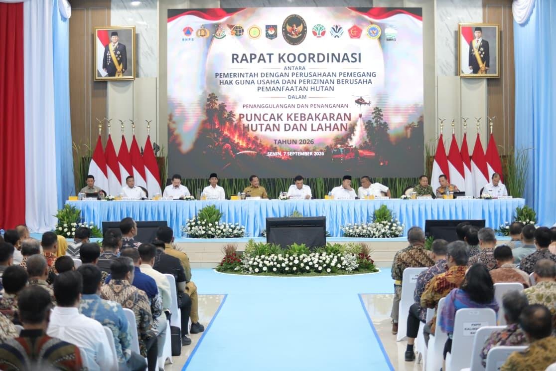 Pemerintah Perkuat Sinergi dengan Pemegang HGU Hadapi Puncak Karhutla 2026