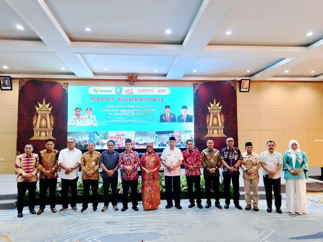 . Jelang Operasional, Pemprov Bengkulu Matangkan Verifikasi Gerai Kopdes Merah Putih